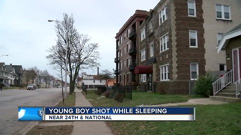 12-year-old struck by stray gunfire from adjoining apartment on south side