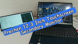 Prechen 12.3 Inch Touchscreen Secondary Monitor (Perfect As CPU/GPU Monitor) Review And Tutorial