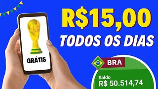 Ganhe R$15,00 Via Pix Todos os Dias Durante a COPA DO MUNDO! Promoção Pixbet Grátis