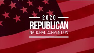 Michigan GOP Chair Laura Cox speaks after first day of 2020 RNC