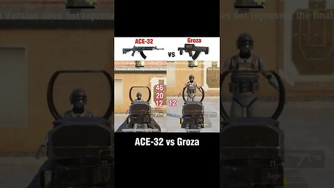 ACE32 vs GROZA damage 😱 #pubg #pubgtipsandtricks