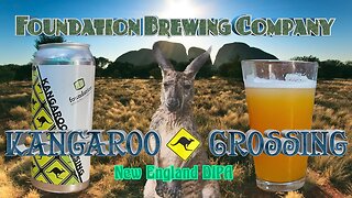 Hopping Across the Brewscape: Foundation Brewing's Kangaroo Crossings DIPA Review
