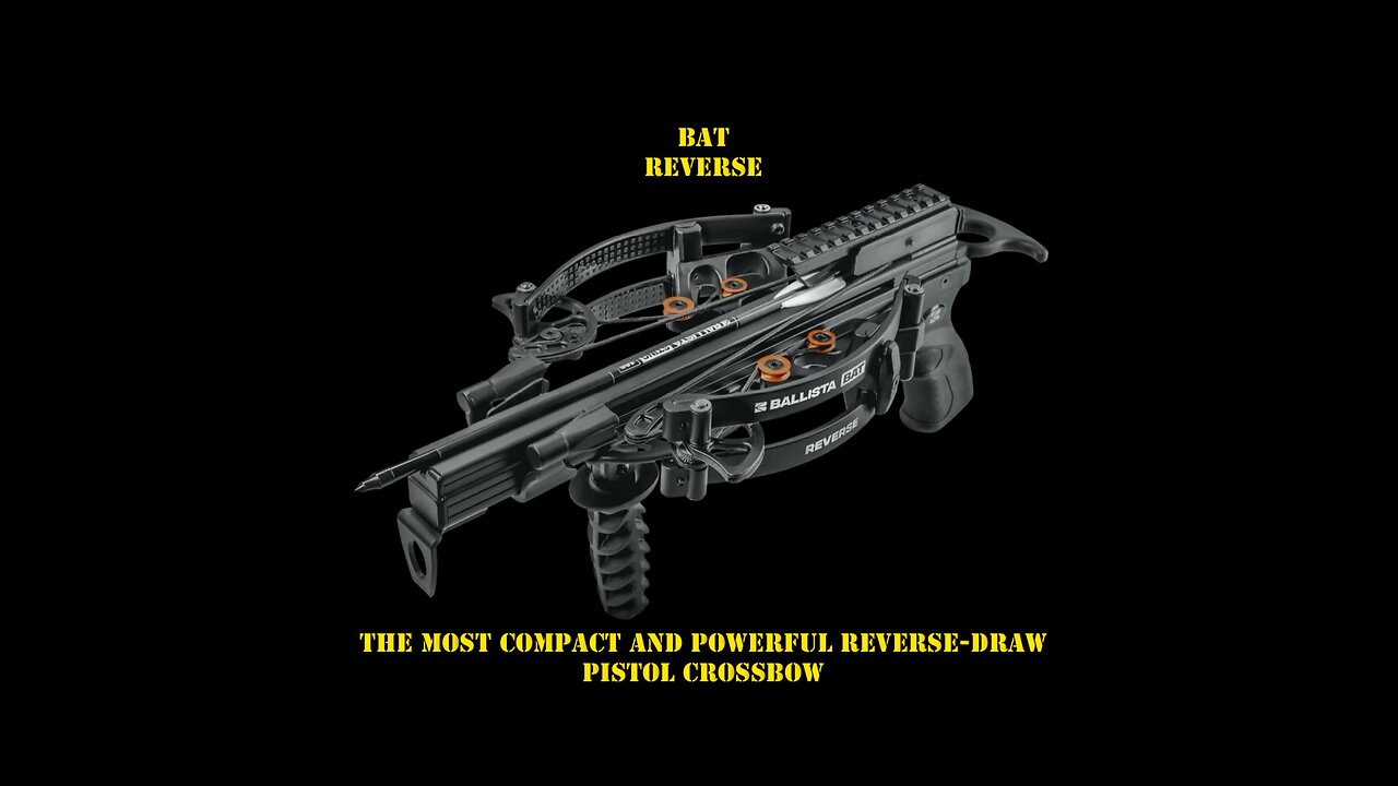 Bat Reverse Compact ReverseDraw Pistol Crossbow Unboxing