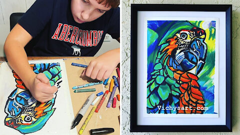 Nonverbal 12-year-old with autism unlocks artistic gift during pandemic