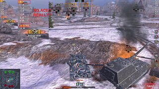 WOT Blitz - STB-1 & Leo PTA - 5.7k damage, High caliber, 3 kills... no Ace!