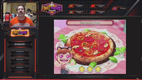 Cooking Mama Cuisine Vegetable Pizza