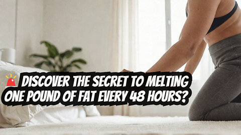 🔥 Melt 1 Pound of Fat Every 48 Hours with This 10-Second Morning Ritual! 🔥