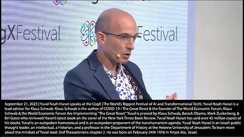 Yuval Noah Harari | "When A.I. Makes Better Decisions We Should Rely On the A.I. for Healthcare & Driving. It Should Be Supervised By An Institution. What Happens to Human Politics When Not a Single Human Being Understands Finances Anymore?"