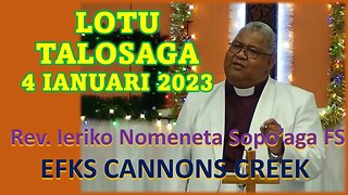 Lotu Talosaga 4 Ianuari 2023