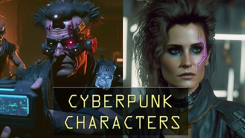 CyberPunk Characters AI Generated