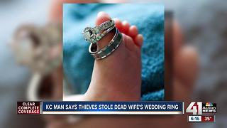 KC man wants stolen wedding rings returned