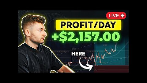 LIVE TRADING CRYPTO - How To Make $2,517 In A Day [100x Strategy]