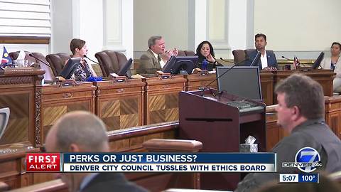 Denver ethics board and councilman disagree on gifts