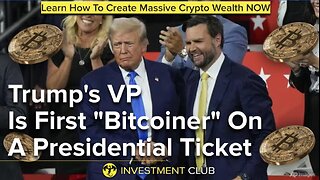 Trump's VP Is First "Bitcoiner" On A Presidential Ticket