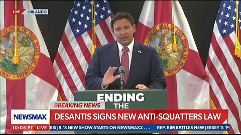 DeSantis: The Squatter Scam Ends Today!