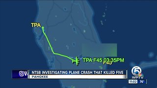 NTSB investigates what caused plane to crash into Lake Okeechobee, killing 5 people