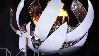 Tennis Star Naomi Osaka Lights Cauldron To Open 2020 Tokyo Olympics