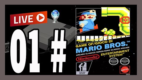 PLATINANDO: Mario Bros Classic (NES) Inicio do game AO VIVO #retroachievements #platinaretro