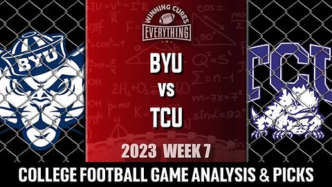 BYU vs TCU Picks & Prediction Against the Spread 2023 College Football Analysis