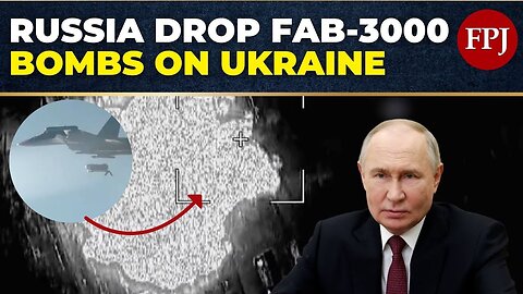 Russian Jets Unleash Devastating FAB-3000 Bombs on Ukraine