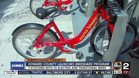 Howard County to launch Bikeshare program