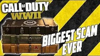 THE BIGGEST SCAM IN CALL OF DUTY HISTORY - COMMUNITY SUPPLY DROPS (Aug 10, 2017)