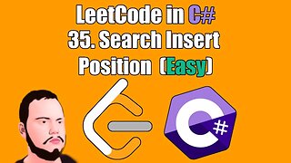 LeetCode in C# | 35. Search Insert Position