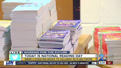 Baltimore City students will receive books on Nat'l Reading Day