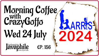 Morning Coffee with CrazyGoffo - Ep.156 #RumbleTakeover #MAGA2024