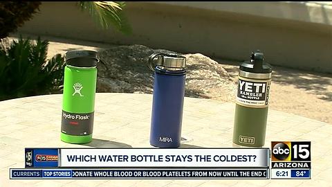 Which vacuum-insulated water bottle will keep your drink the coolest?