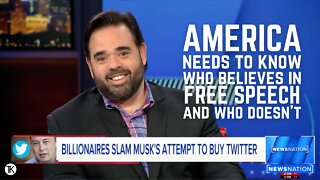 Elon Musk Buying Twitter Exposes a Red Line in The Free Speech Debate - Tony Katz on NewsNation