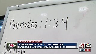 Ordering Super Bowl snacks