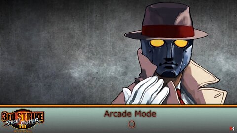 Street Fighter III: 3rd Strike: Arcade Mode - Q