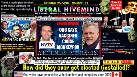 Lewis Herms Exposes CDC Says Vaccines Cause Monkeypox with Nicholas Veniamin