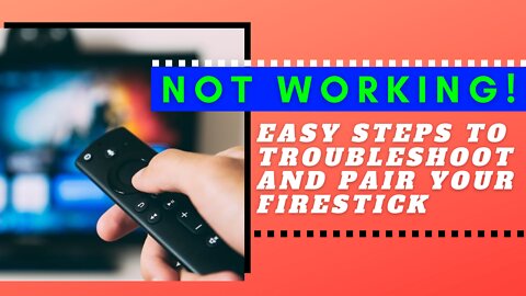 How to Troubleshoot and Pair Your Firestick Remote (Step by Step Guide) - 2022