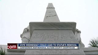 Vote Wednesday could lead to Confederate war memorial's removal