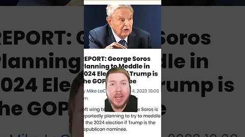George Soros Panics Over Trump 😂😂 #politics #trump #news