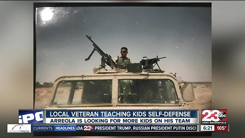 Local veteran teaches kids self-defense in jiu jitsu