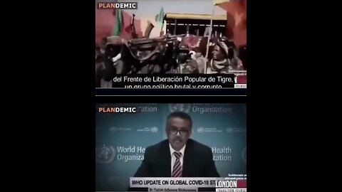 TEDROS FROM THE WORLD HEALTH ORGANIZATION IS A WAR CRIMINAL