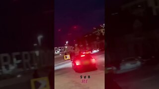 STREET RACING WITH NEAR MISS