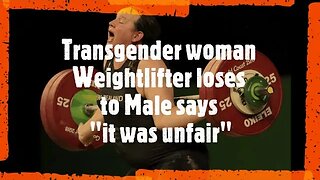 Canadian Transgender weightlifter gets beat by male then says its unfair.