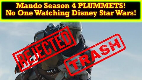 The Mandalorian Ratings TANK! Nobody Cares About Disney Star Wars!