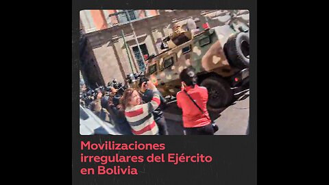 Movilizaciones irregulares del Ejército en Bolivia