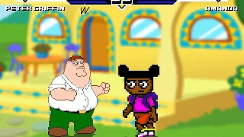 MUGEN: Peter Griffin VS Amanda The Adventurer