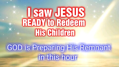 GOD is Preparing HIS Remnant. Are you ready? JESUS is Coming Soon! ** Follow JESUS CHRIST ** Share!