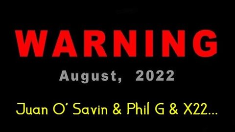 WARNING to all Patriots ~ Juan O' Savin & Phil Godlewski & Dave X22.