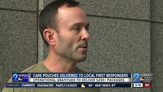 Care pouches delivered to local first responders