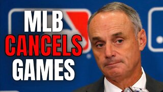 Rob Manfred And MLB Owners CANCEL GAMES | MLB Lockout Continues, Opening Day Games Cancelled