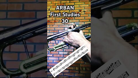 Arban first studies 30 #trumpet #trumpetersstuff #trompete #method #trompeta