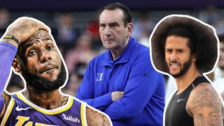 Lakers And LeBron James DISASTER, Coach K Is Done, Colin Kaepernick Uses Michigan, Tom Brady